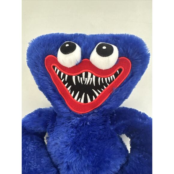 Scary Huggy Wuggy Poppy Playtime Plush Stuffed Animal Soft Toy CLEAN - Picture 2 of 10